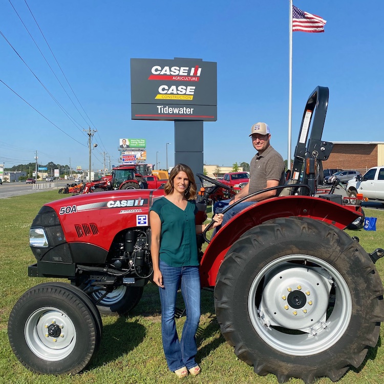 AFBF YF&R prize tractor at work on Nolans’ farm